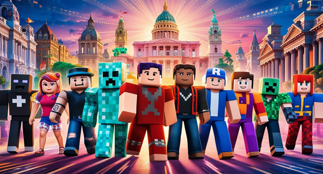 Неделя первая: Дружба в мире Minecraft и Roblox